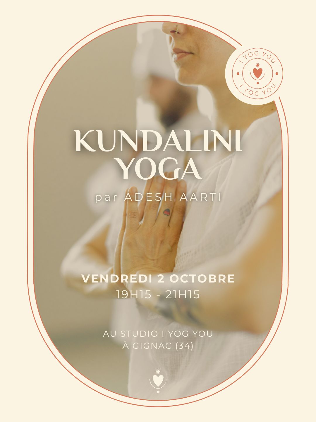 Atelier Yin Sonore à Gignac dans l'Hérault, au Studio I YOG YOU, mêlant Yin Yoga et voyage sonore