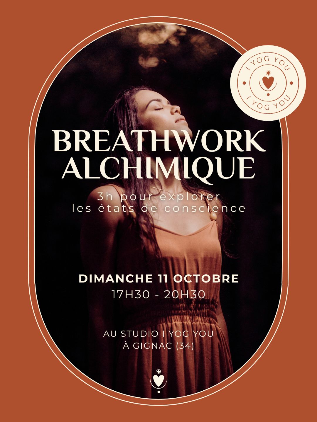Atelier de Breathwork Alchimique au Studio I YOG YOU à Gignac